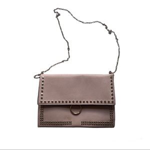 Baby pink oversized clutch